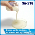 emulsión acrílica de estireno para revestimiento exterior de pared sa-216 