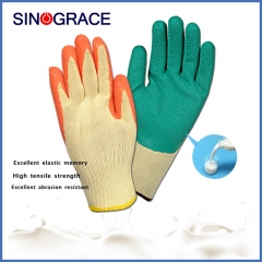 Safety gloves coating