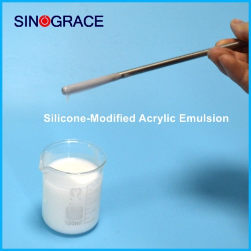 Emulsión acrílica de silicona modificada