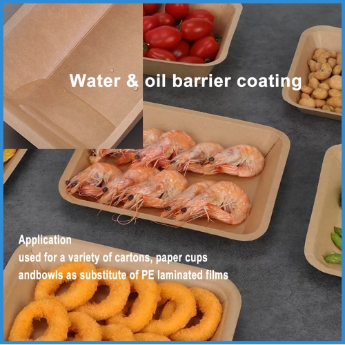 Recubrimiento a base de agua de vaso de papel sin plástico