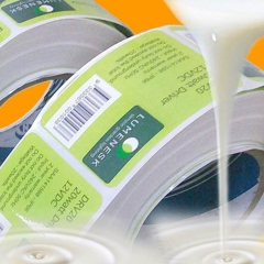 PSA a base de agua para etiquetas de película lavables