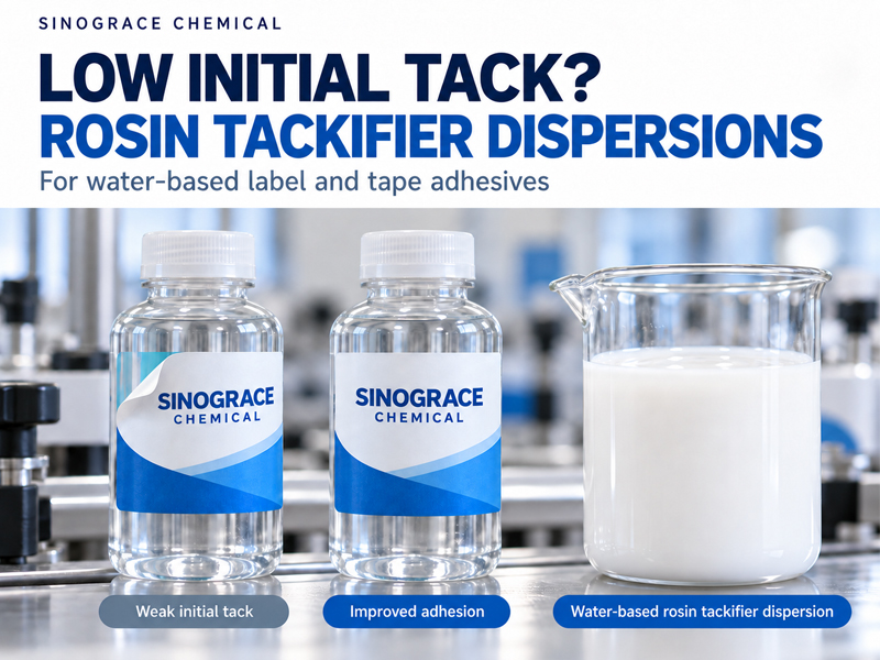 When Should You Add a Rosin Tackifier to Water-Based PSAs?