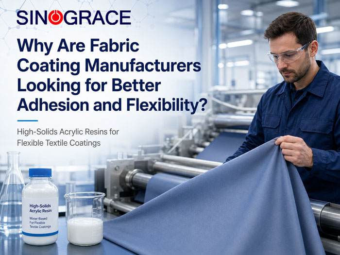 Por qué los fabricantes de recubrimientos textiles buscan mejor adhesión y flexibilidad?